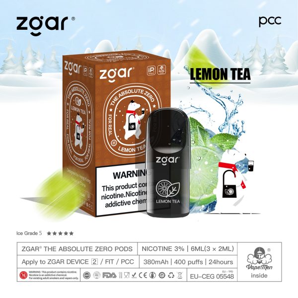 zgar Pods lemon tea