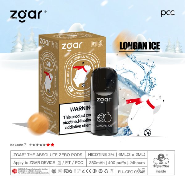 zgar Pods longan ice